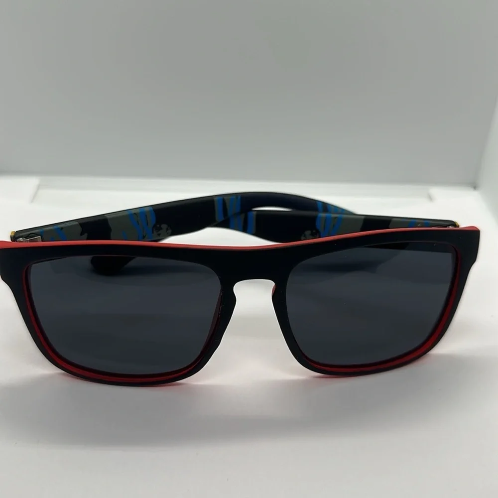 🔥NEW Polarized UV protection Sunglasses - Black & Red Sporty Style - unisex